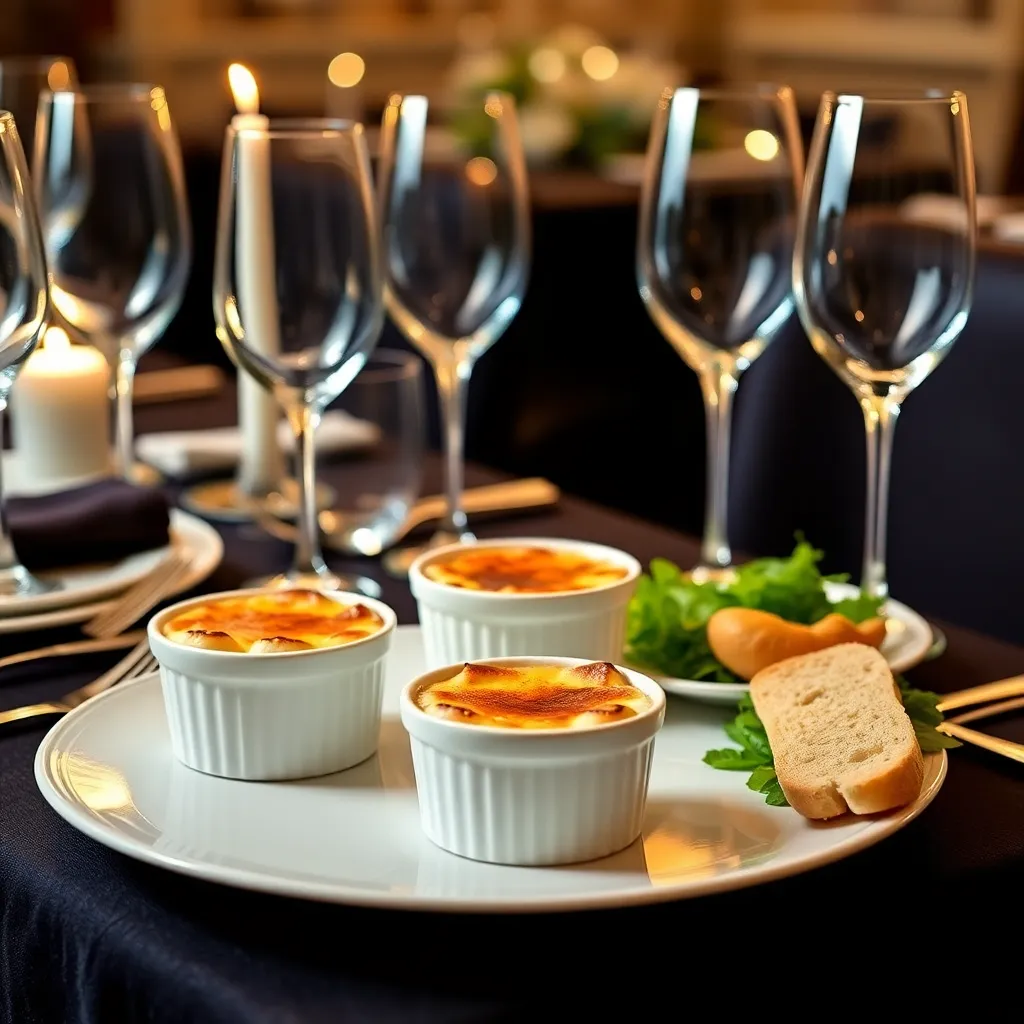 savoury creme brulee
